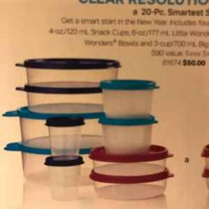 Tupperware Kitchen - Tupperware 20 piece smartest start set Tupperware Kitchen - Tupperware 20 piece smartest start set